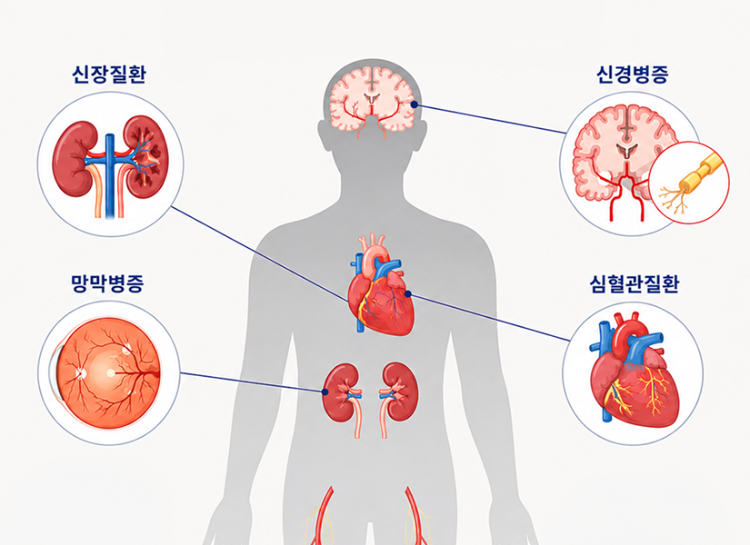 당뇨병 합병증 종류